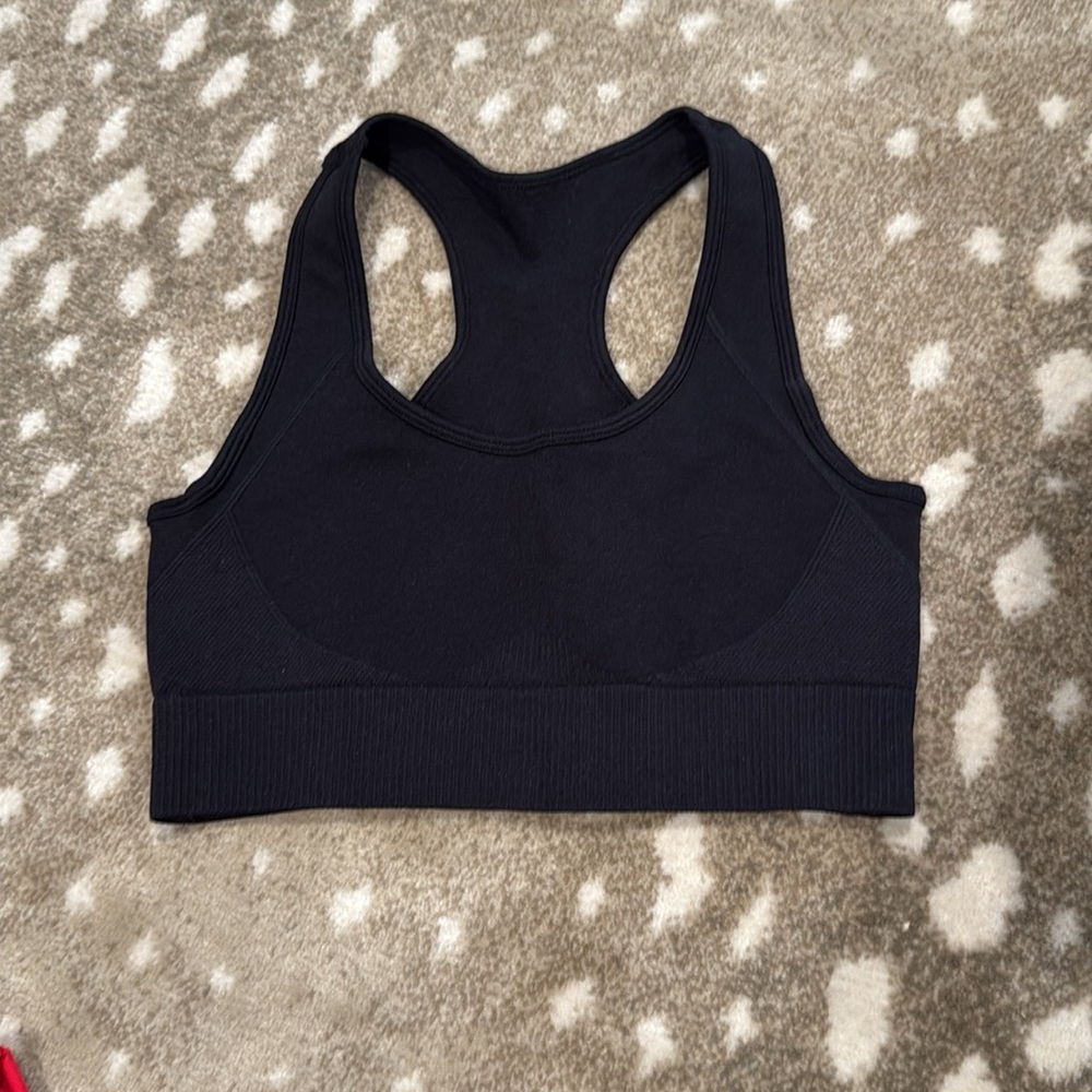 Woman’s Black Sports Bra. Size S